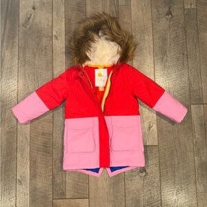 Mini BODEN Girls Winter Ski Jacket (5-6)